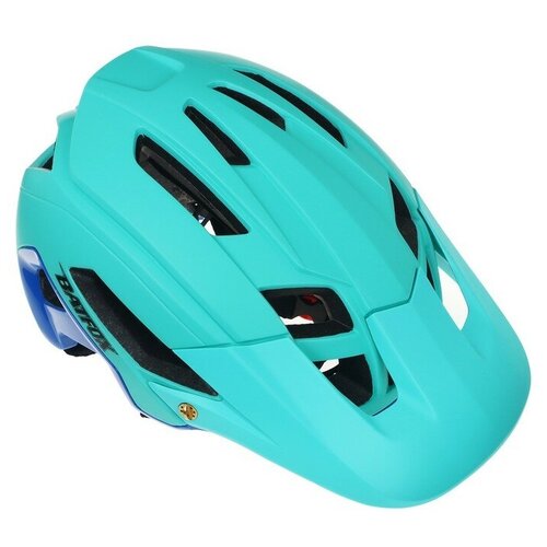 фото Шлем велосипедиста batfox, размер 56-62cm, f-692b, цвет бирюзовый profit