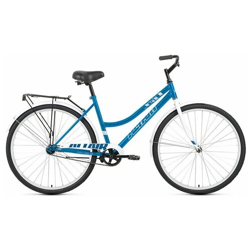 Дорожный велосипед Altair City Low 1 скорость колеса 28 рама 19 голубойбелый 21-22 год 1371100₽