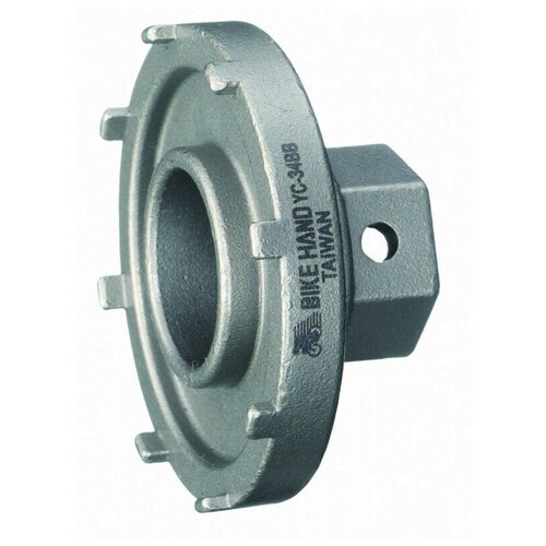 фото Съемник 6-190340 yc-34bb прижимного кольца электопривода bosch ø 60mm для электро велосипедов, серебр. bikehand bike hand