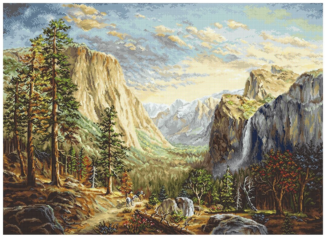 Набор для вышивания Luca-S B612 Путешествие в горы