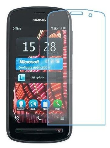 Nokia 808 PureView защитный экран из нано стекла 9H одна штука