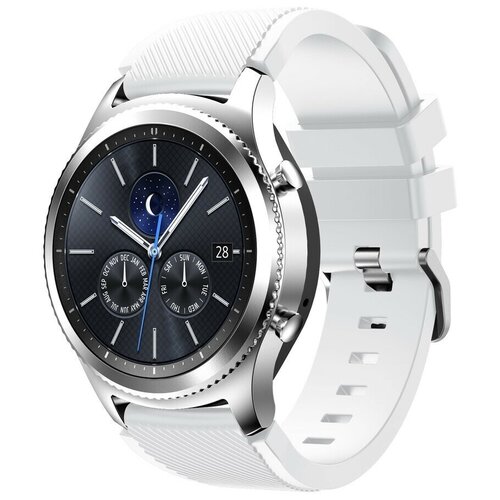 Силиконовый ремешок Grand Price для Samsung Gear S3 Frontier / S3 Classic, 22 мм, белый