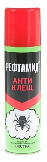 Аэрозоль "Рефтамид", Антиклещ, Экстра, 145 мл 2269118