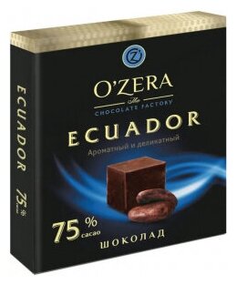 Шоколад O'Zera Ecuador горький порционный, 90 г, 6 шт. - фотография № 2