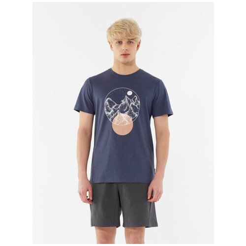 фото Футболка outhorn men's t-shirt синий s hol21-tsm606-22s