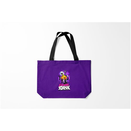 фото Сумка-шоппер / 46х35 см / геймерам / friday night funkin fnf skid and pump burnettie