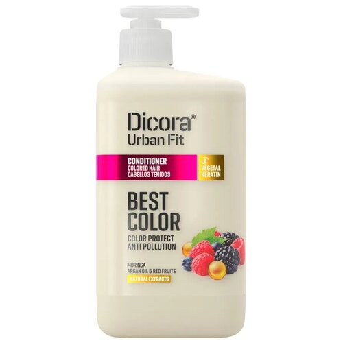 Dicora UF Best Color Кондиционер для окрашенных волос 800 мл шампунь для окрашенных волос dicora best color 400 мл