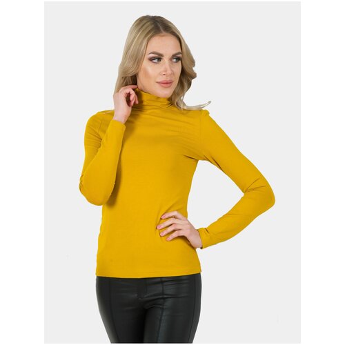 фото Водолазка нежка, цвет: горчичный