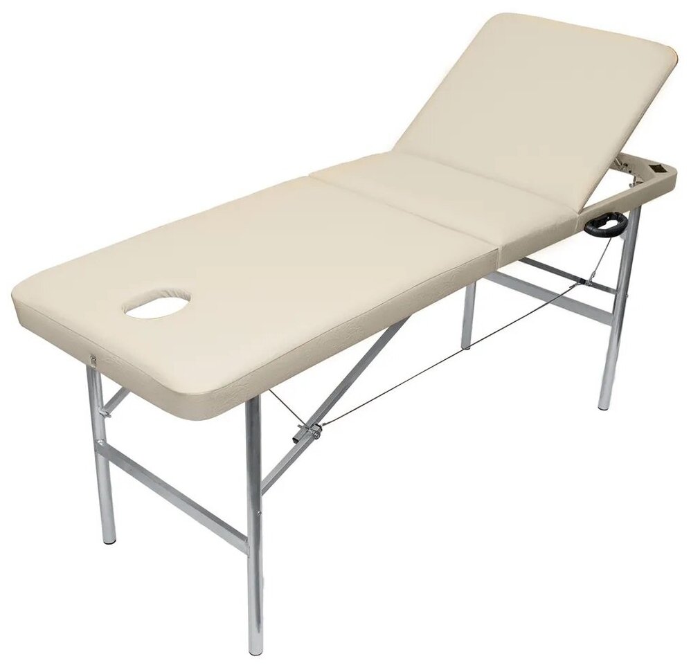 Массажный стол Your Stol трехзонный XL, 190х70, бежевый - фотография № 1