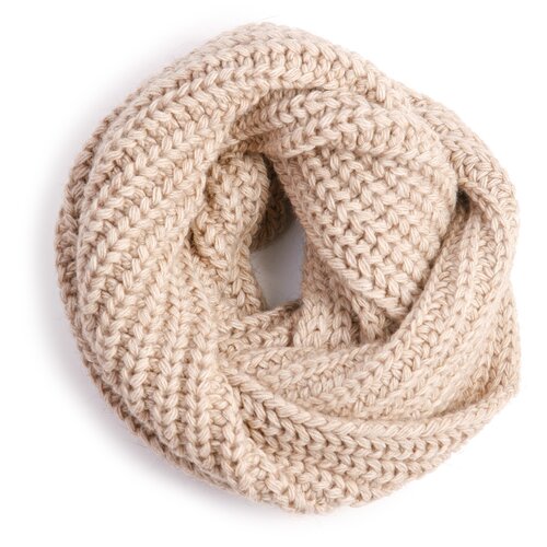 фото Шарф baon шарф-снуд с патентным узором baon, размер: без/раз, бежевый