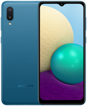 Смартфон Samsung Galaxy A02 2/32 ГБ, Dual nano SIM, синий