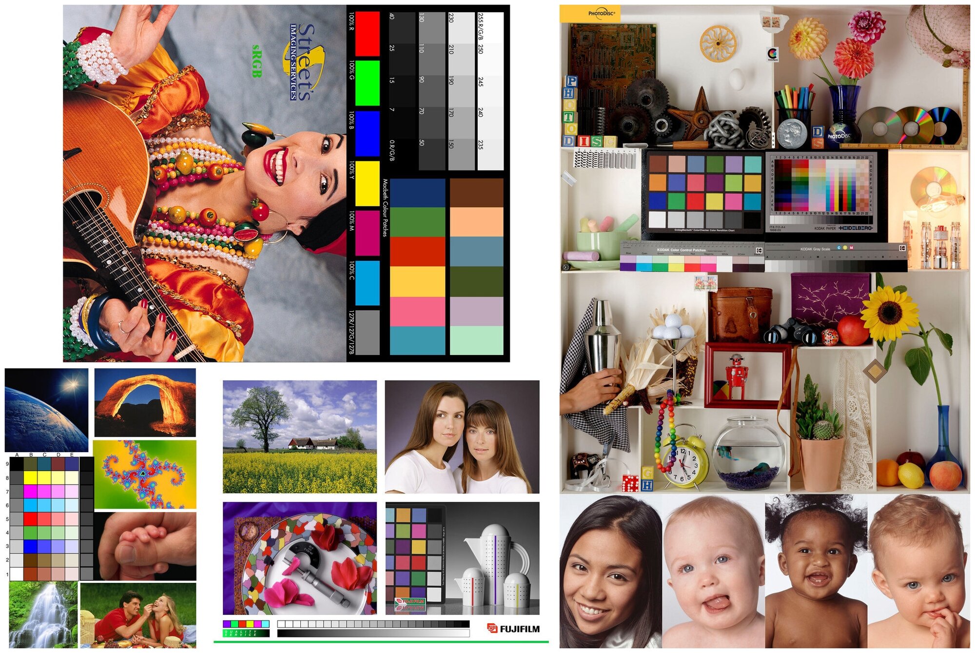 Цветная картинка для проверки принтера распечатать epson