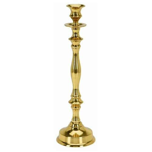 Канделябр брилларе, под одну свечу, золотой, 36 см, Koopman International A06931910