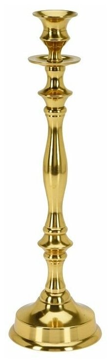Канделябр брилларе, под одну свечу, золотой, 36 см, Koopman International A06931910