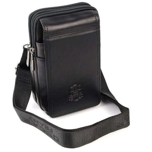 Мужская кожаная сумка Р0043-1 Блек
