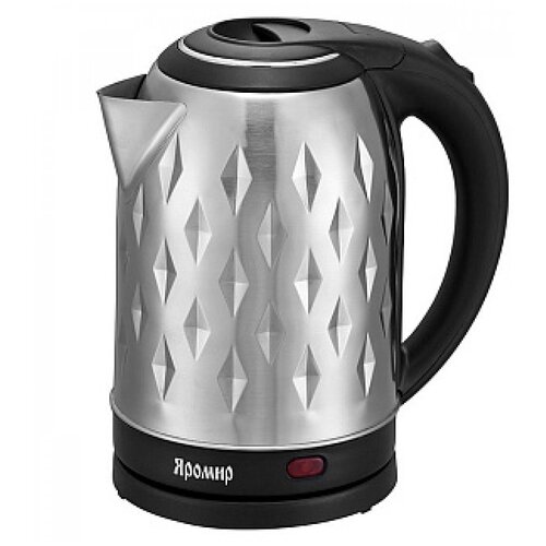 Электрический чайник яро серебристый серый металлик 230000₽