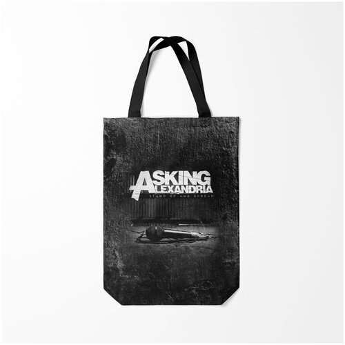 фото Сумка-шоппер / 31х42 см / рок / asking alexandria burnettie