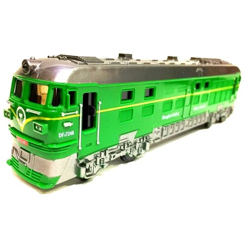 Высококачественная модель поезда пластиковая модель поезда с музыкой, зеленый