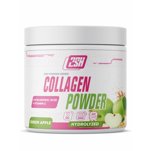 Коллаген + Витамин С 2SN Collagen Hyaluronic Acid + Vit C powder 200г Яблоко