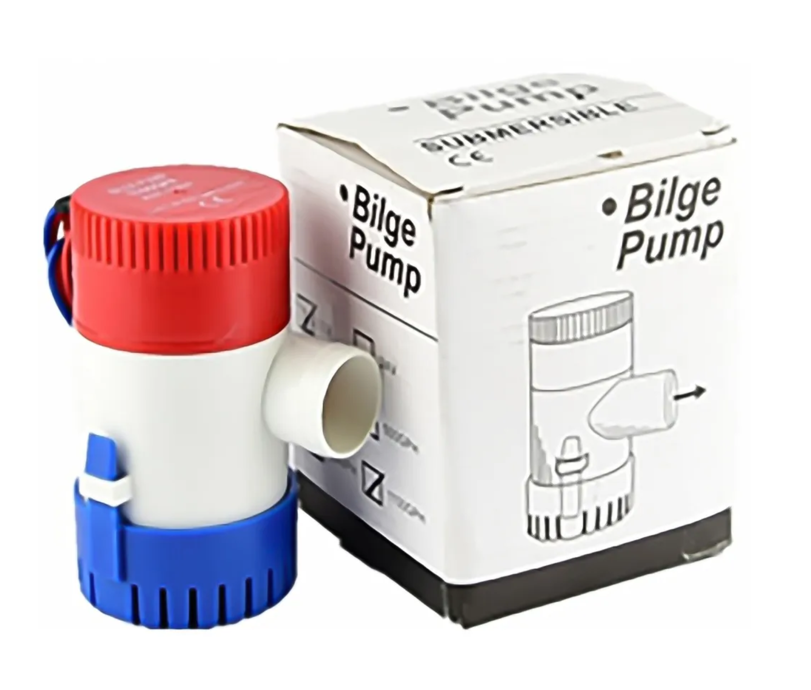 фото RecamLux / Лодочный электрический погружной насос 12В 1100 галлонов