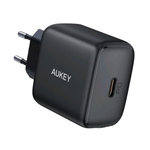 Сетевое зарядное устройство Aukey 25W PD 3.0+ PPS (PA-R1A) черный сетевое зарядное aukey pa d2 dual port pd 36 вт