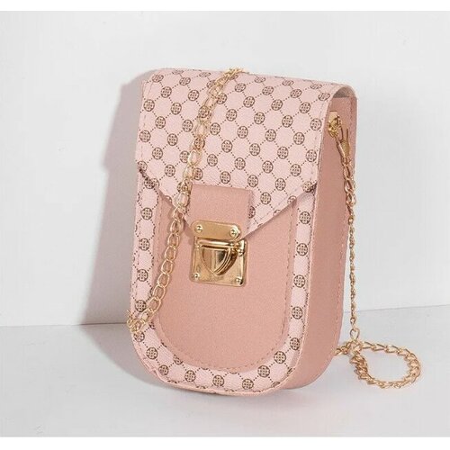 Сумка кросс-боди , фактура гладкая, розовый