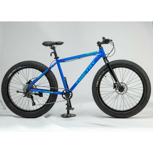 Велосипед фэтбайк Time Try ТT2199s 26 Гидравлические тормоза Алюминиевая рама 19 Взрослый Подростковый Унисекс синий 2850000₽