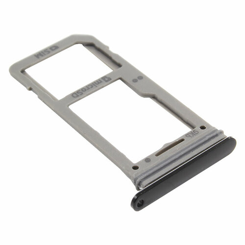 Держатель SIM Samsung S8 G950/S8+ G955 чёрный original for samsung s8 g950 g950f g950u g950a g950v housing case metal middle bezel frame cover side button single sim