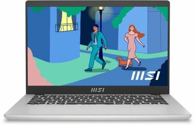 Ноутбук MSI Modern 14 C12MO-1086XRU 14" (1920x1080) IPS/Intel Core i3 1215U/16GB DDR4/512GB SSD/Intel UHD/Без ОС, silver (9S7-14J111-1086)