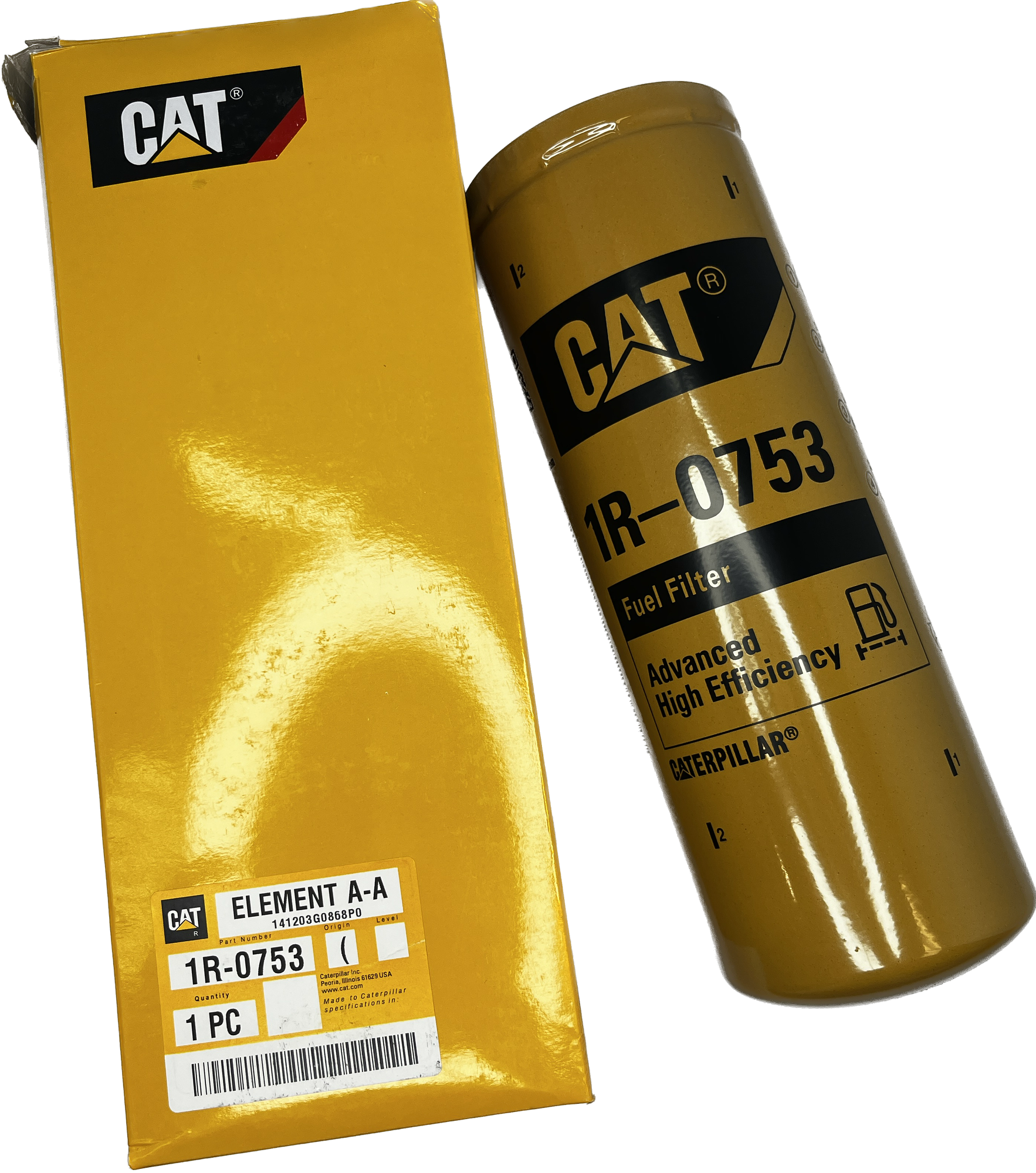 Фильтр Топливный Cat - 1R-0753 Caterpillar арт. 1R-0753