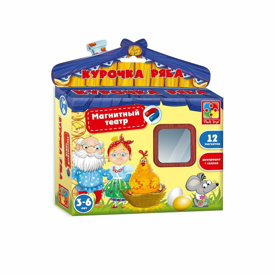 Магнитный театр Vladi Toys "Курочка ряба" (3206-12VT)