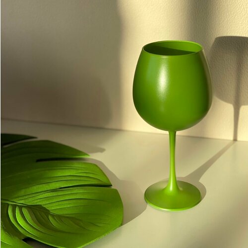 Фужер для вина Интер Оливковый матовый 780мл стекло ТОиТО 650₽