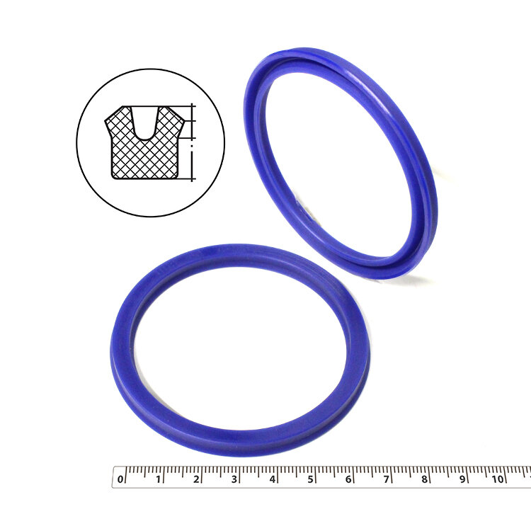 Манжета гидравлическая 60х70х5 (манжета цилиндра 70*60*5) тип UN PU (полиуретан) (упаковка 2 шт.)