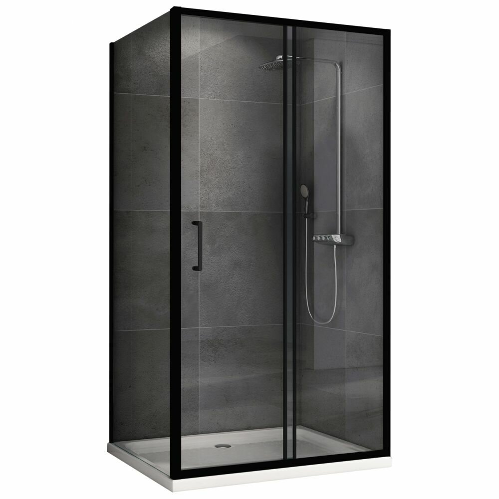 Душевой уголок Abber Schwarzer Diamant 1500х500х1900 мм AG30150B5-S50B5