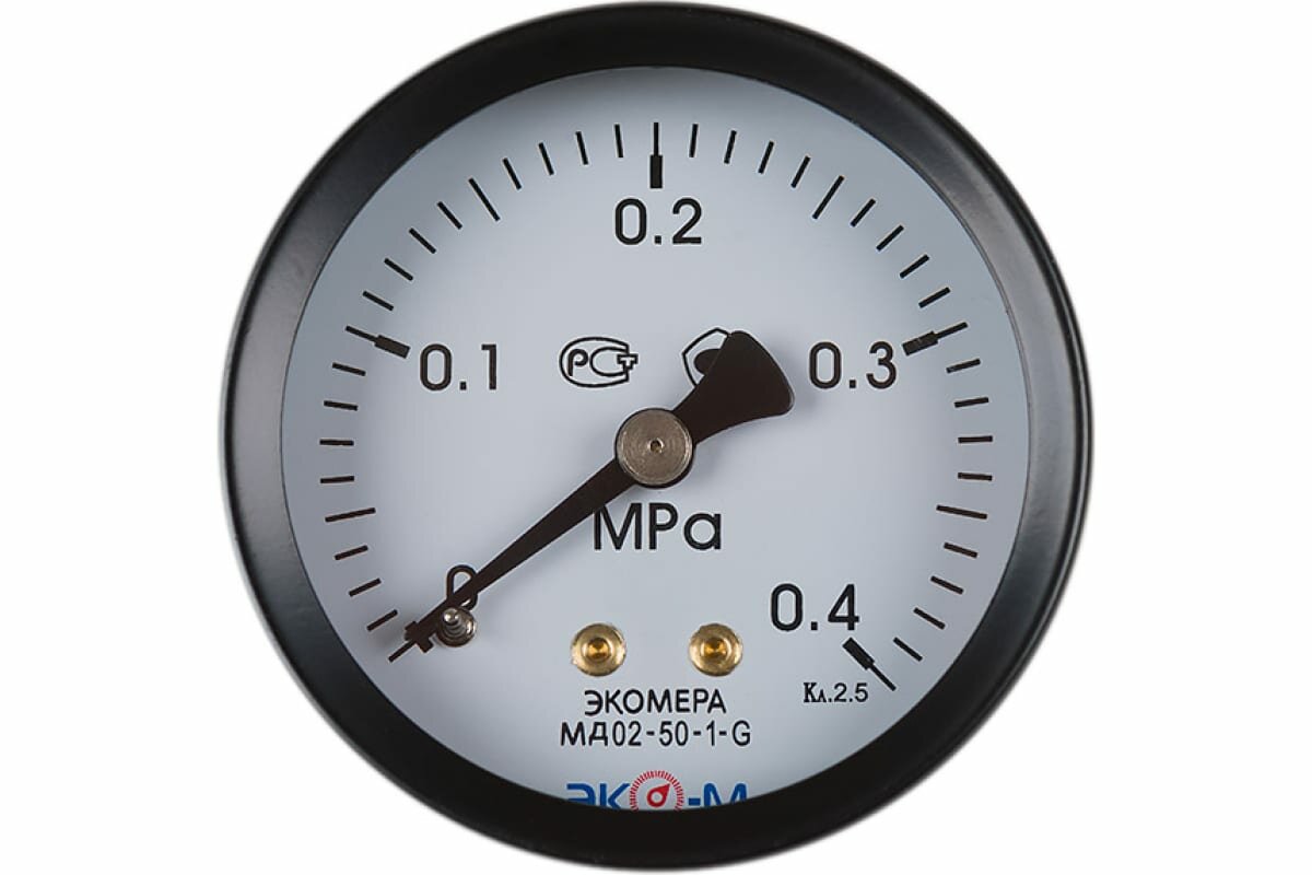 фото Манометр ЭКО-М Экомера осевой МД02-63-G-0,4МПа-ОИ