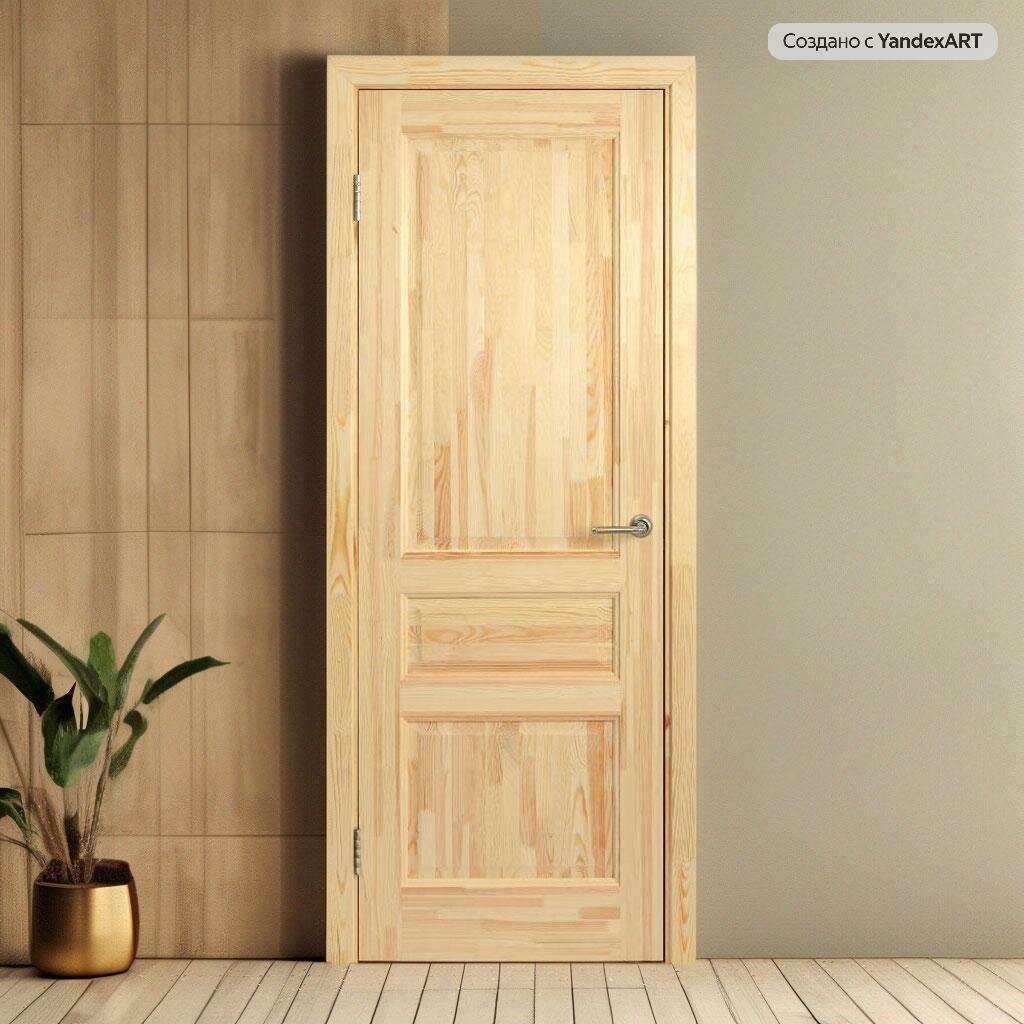 Дверь межкомнатная массив сосны.