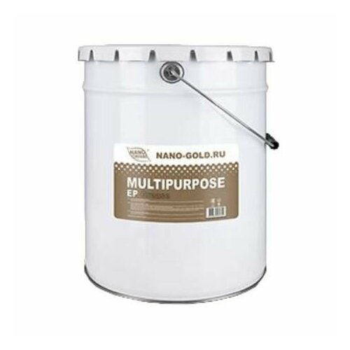 Смазка NANO GREASE GOLD MULTIPURPOSE EP Grease пластичная литиевая противозадирная, ведро, 18 кг NLGI-2