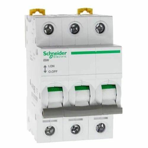 Выключатель нагрузки Schneider Electric 3полюса 63А Acti9 iSW A9S65363