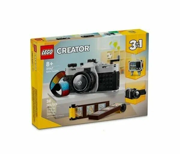 Конструктор LEGO Creator 31147 Ретро-фотоаппарат 3 в 1