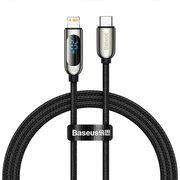 Кабель для айфон USB-C BASEUS Display Fast Charging Type-C - Lightning, 2,22А, 20W, 1 м, черный