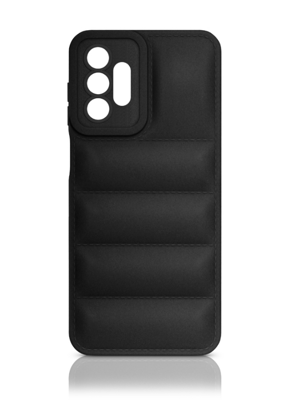 Чехол для Samsung Galaxy A04s / A13 (5G), черный, накладка (дутый), DF sJacket-06 (black)