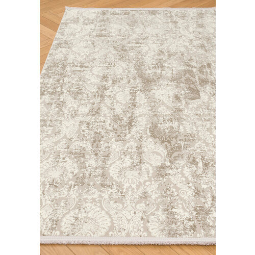 Ковер на пол 1,5 на 2,25 м в спальню, гостиную, серый Monaco 1772