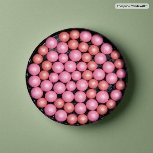 Румяна в шариках Gabrini Ball Blusher, сатиновые, стойкие, тон 302 розовый, 20,0 г