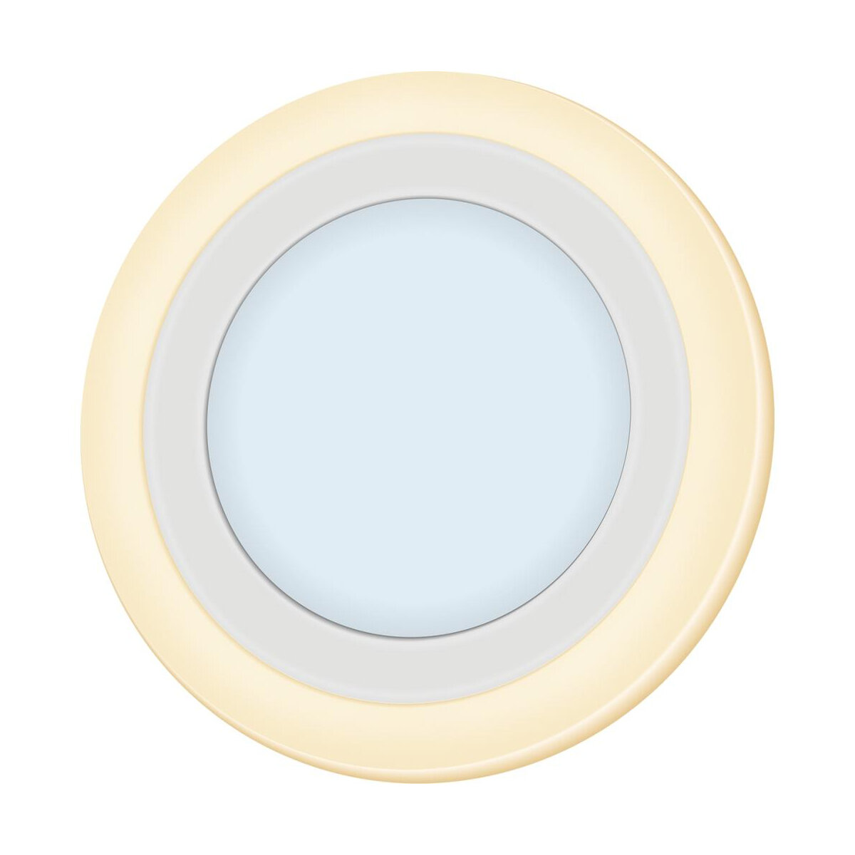 Светильник светодиодный встраиваемый ITALMAC Piatto LED R 18 6 4000K с подсветкой 24 Вт