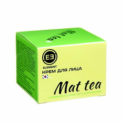 крем для лица element с экстрактом зеленого чая и аминокислоты 50 г Крем для лица с экстрактом зеленого чая + аминокислоты, 50 мл