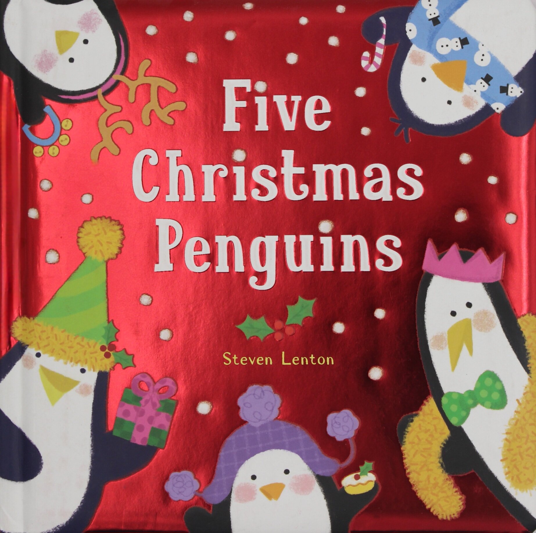 Five Christmas Penguins (board book) - фото №2
