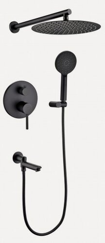 Изображение товара Душевая система Grocenberg GB5001 Черный матовый