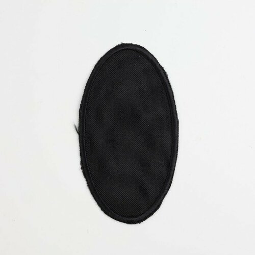 Термоаппликация Овал 9 5 см цвет чёрный 408₽