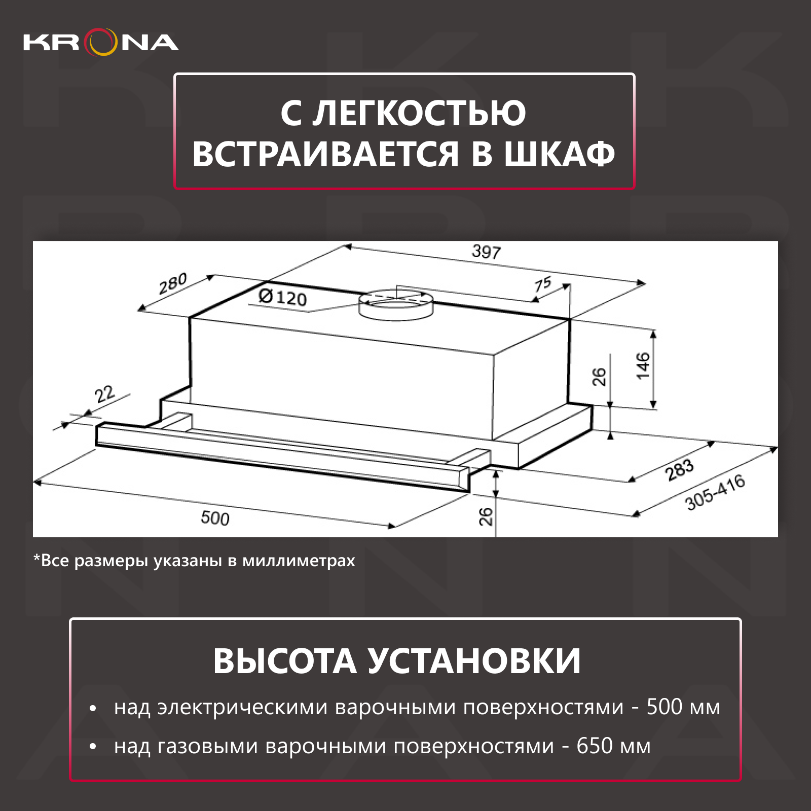 Вытяжка Kronasteel - фото №5