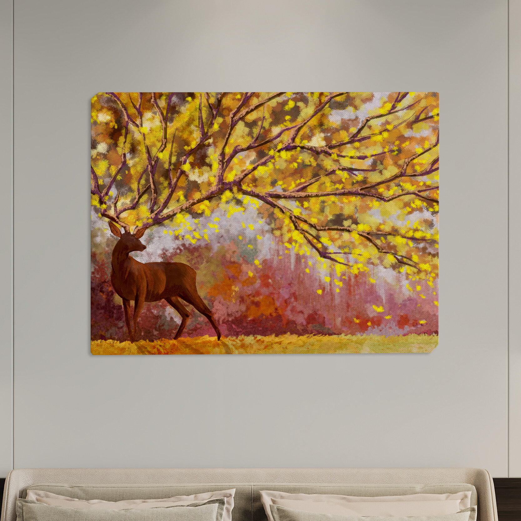 Картина Осенний лес